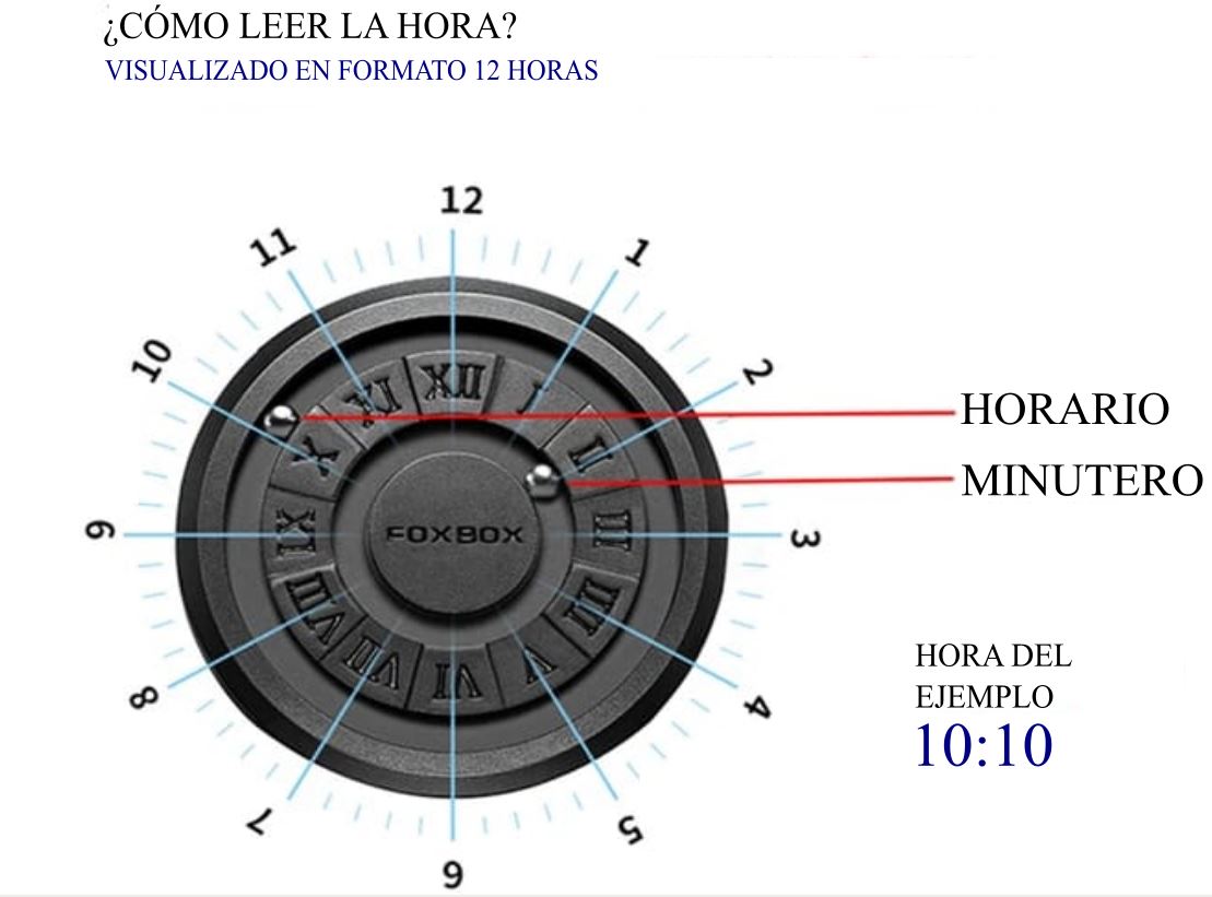Reloj Fox Box Magnético Acero